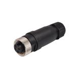 24AWG Cable 5p Plastic Screw Assembly Connector 7/8 Male Straight CuZn