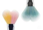 OEM Heart Shaped Brushes For Makeup / Kabuki Blush Brush 40mm Length