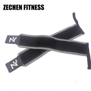 Wholesale Grey Adjustable Crossfit Wrist Brace 45cm Power Lifting Wrist Wraps Cotton Elastic from china suppliers