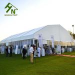 Aluminum Frame 30x50m Polygon Tent PVC Fabric For Luxury Car Show