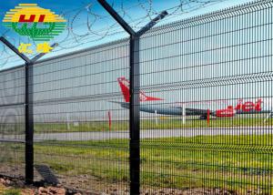 Wholesale All Ral Color Pvc Coated Clear View 358 Weld Mesh Fencing 10GA For Airport from china suppliers