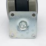 3 Inch 75mm Metal Cabinet Chair PU Caster Wheels With Bearing Inside