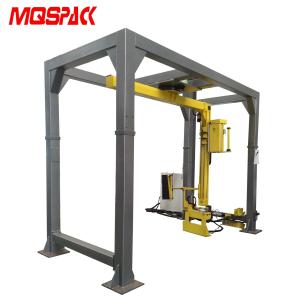 Wholesale Gray - Yellow Automatic Pallet Shrink Wrap Machine 3200*3220*3120mm 1800kg from china suppliers