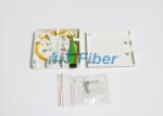 Fiber Optic Terminal Box 0.9mm Fiber Pigtail for Cat 5 / Cat 6 Cable