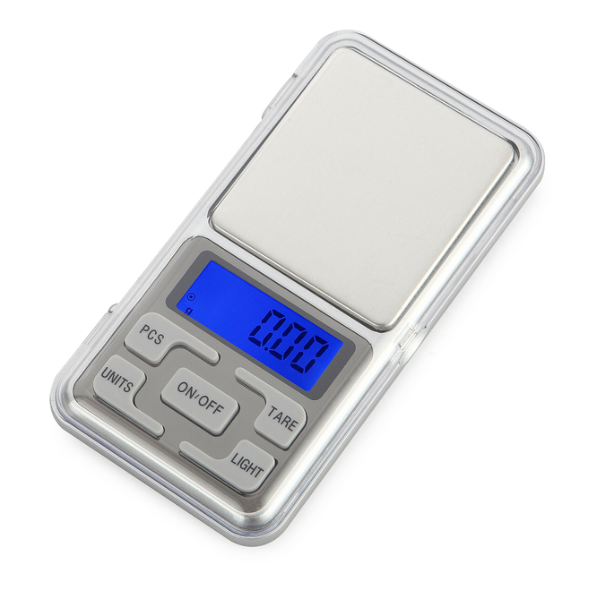 Battery Powered Digital Weighing Scale 500g Capacity 0.01g Division for Precise Measurements
