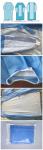 Disposable Anti Static Blue Isolation Gowns Hospital Gowns Knitted Cuff / Cotton