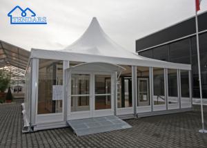 Wholesale White UV Protection , Fire Resistance Garden Canopy Shelter Aluminium Pagoda Tent For Sale from china suppliers