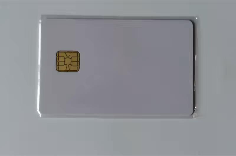 WHITE BLANK PVC INKJET 4428 CHIP ID & Smart CARD WITH FM4442 FM4428 SLE5542 CHIP FOR Epson or Canon inkjet printer