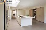 Kitchen Wooden Cabinet With Cupboard Accessories Assortment And Plywood Material