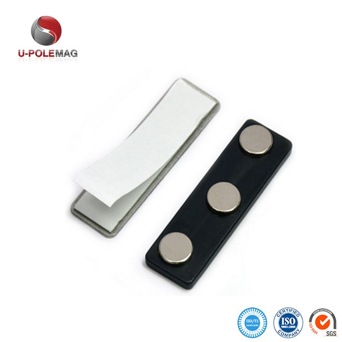 Global Market Stainless Steel Magnetic Name Tags/Badge/Holder with Magnetic Attachments