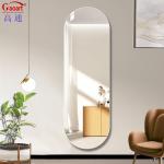 Floor Length LED Beveled Hallway Home Bathroom Makeup Metal Decor Mirror for