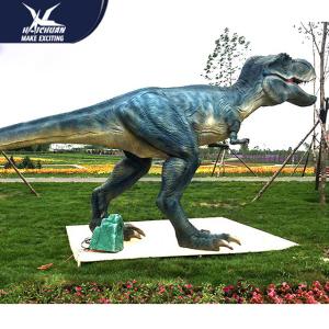 Wholesale Water - Proof Outdoor Dinosaur / Spray Water And Smoke Vivid Animatronic Dinosaur Model from china suppliers