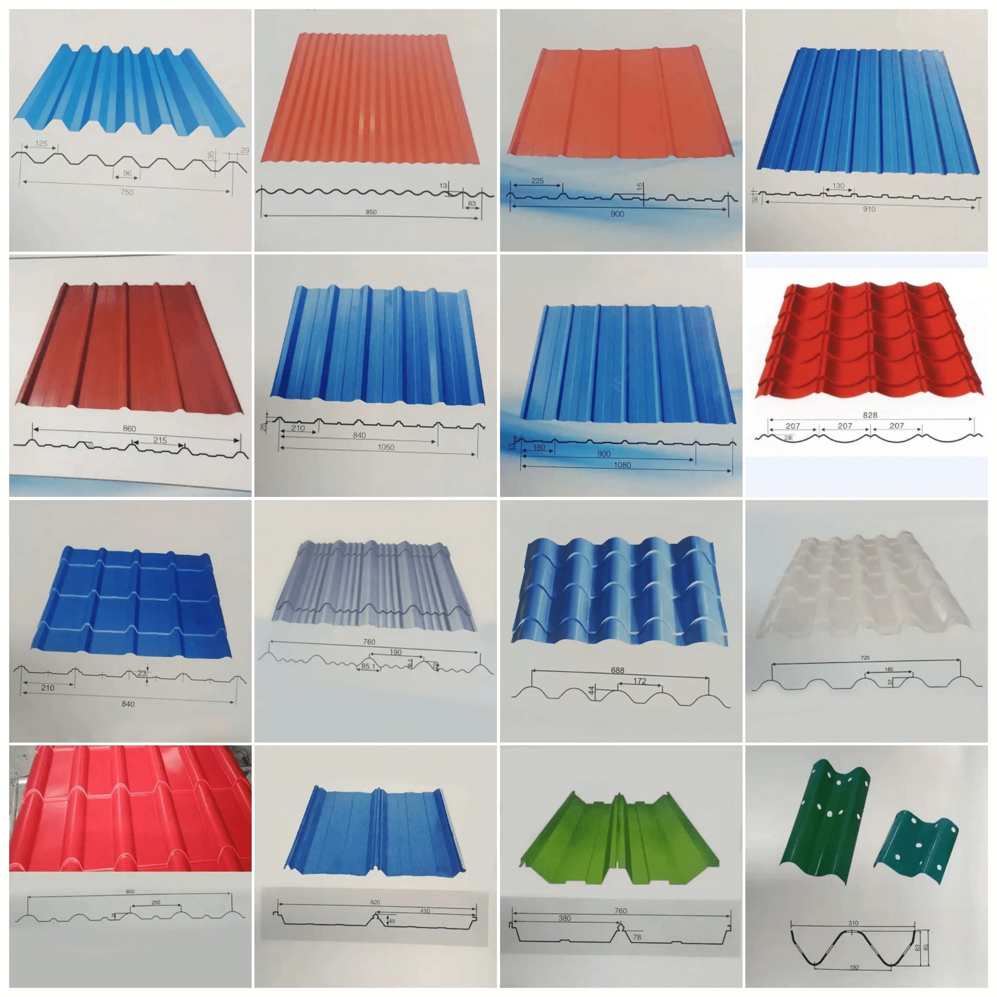 Color Metal Ibr 840 Roof Tile Roll Forming Machine Plc Control System