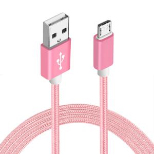 Wholesale Monochrome woven cable nylon micro cable is suitable for charging of apple android type-c mobile phone from china suppliers