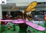 Outdoor butterfly Animatronic Animals Realistic Custom Insects Flower Decoration