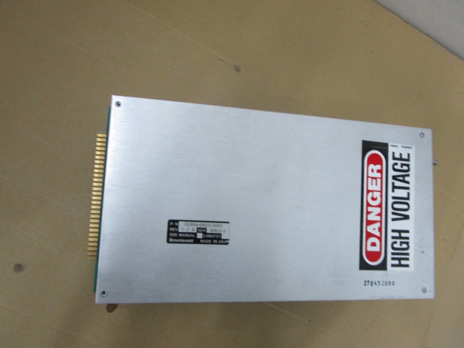 EMERSON 01984-0605-0001 DC POWER SUPPLY MODULE LED STATUS INDICATION