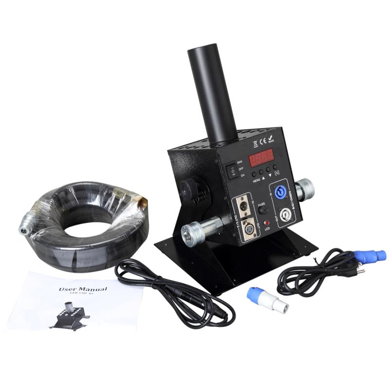 Hot Sale Led Co2 Smoke Fog Gas Machine Column Rgb 3In1 Dmx Console Control Jet Machine