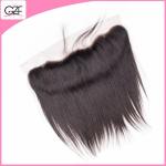 100% Virgin Human Hair Frontal Lace Closure with Baby Hair 13x4 Peruvian Virgin