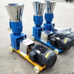 Diesel Electric Wood Pellet Machine Mill 3CR13 Alloy Metal Bagasse Tobacco