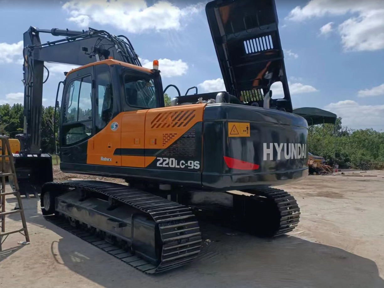 2023 Year Hyundai 220 Used Hrdraulic Crawler Excavator Large Equipment Machine Digger