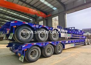 Wholesale ISO CCC SGS Semi Lowbed Trailer 30t 100t 3 Axle Low Bed Trailer from china suppliers
