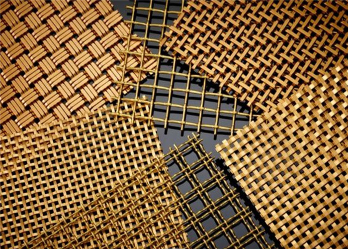 Architecture Building Anodic Oxidation Decorative Wire Mesh Woven Sheets sUS316