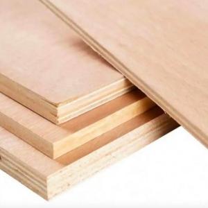 Wholesale E1 Okoume Hardwood Plywood , 4'X8' Inch Moistureproof Hardwood Face Plywood from china suppliers