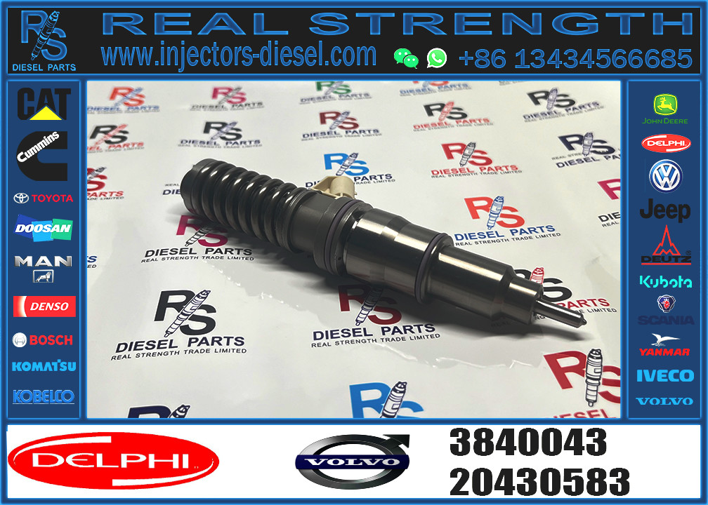 Diesel Inyector Common Rail Injector Fuel Electronic Unit Injector Bebe4c06001 3840043 22027807 3587147 For Volvo Truck