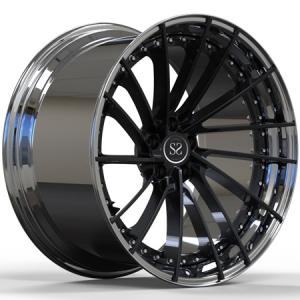Wholesale Mercedes Benz GLC 2 Piece Forged Wheels 20inch Rotational Stepped Lips Rims from china suppliers