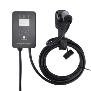 Wholesale AC 220V Swiping Card 5 Gears Wall Mounted EV Charging Station with LED Screen from china suppliers
