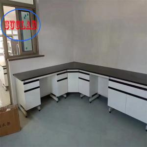 Wholesale 1500*750*900MM Wood Metal Chemistry Lab Workbench Adjustable Height Legs from china suppliers