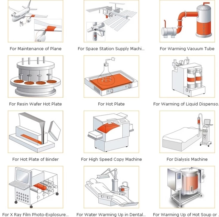 150*150mm 12V 100W Flexible Polyimide Film Heater