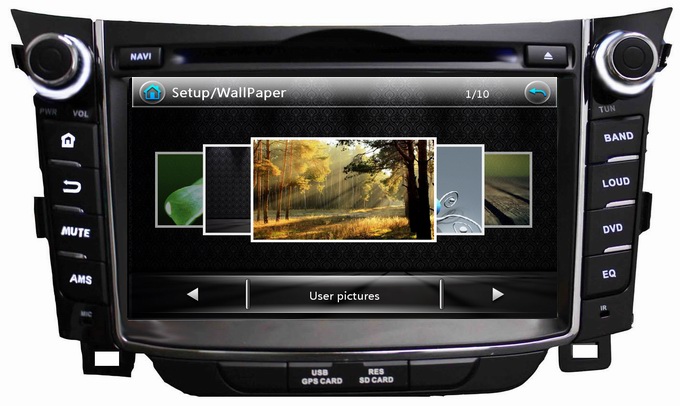 Ouchuangbo Car GPS Navi DVD Stereo for Hyundai I30 2011-2013 Auto Radio USB iPod BT OCB-7028A
