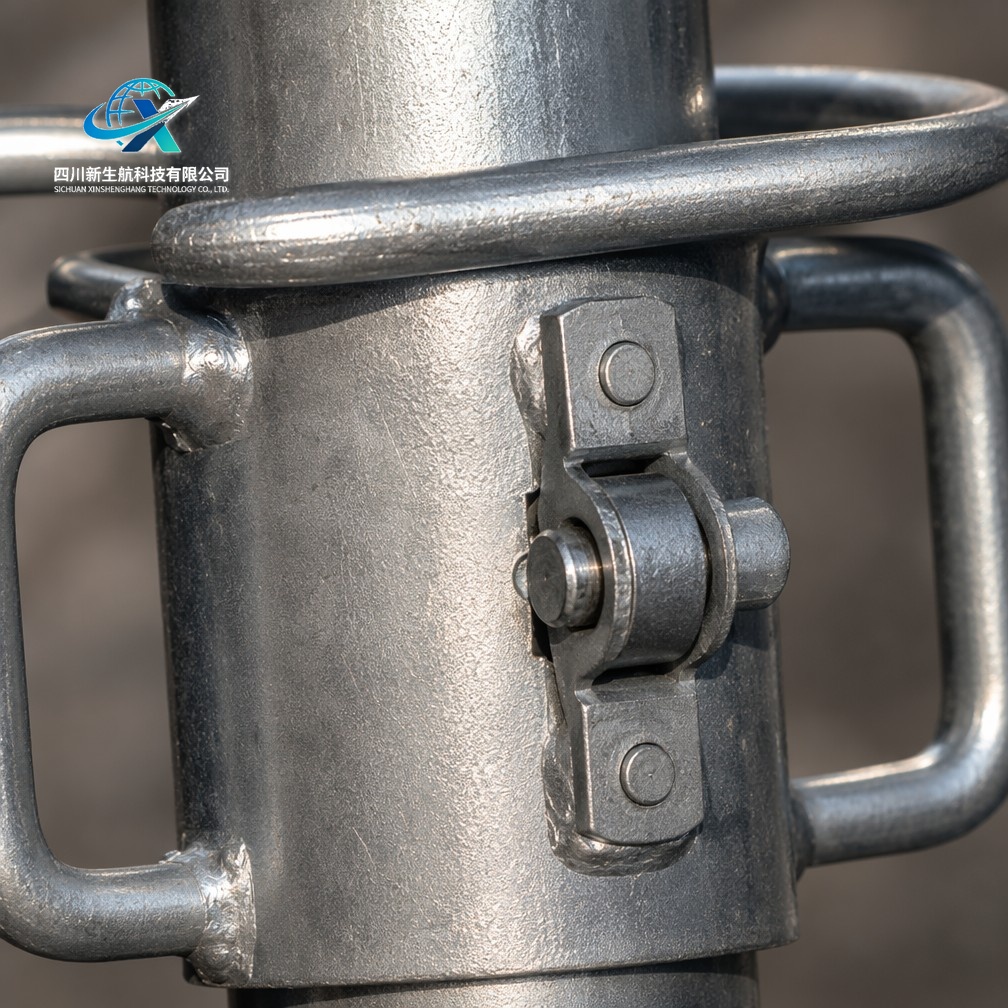 Q345 Steel Adjustable Acrow Prop Telescopic Shoring Post With Tripod Stand Support