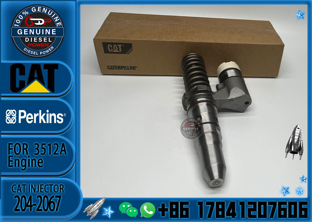 Common rail injector fuel injecto 192-2817 0R-8619 204-2067 386-1776 for 3512B Excavator 3512C 3516B 3516C