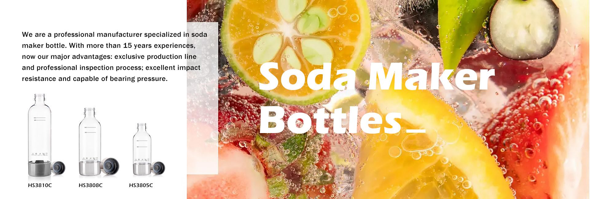 1l 1000ml Soda Maker Bottle Big Volume Fizzy Water Bottle For Restaurant