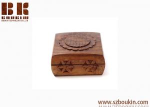 Wholesale Unique Fathers Day Gifts Handmade Decorative Wooden Jewelry Box With Free Lock & Key Jewelry Organizer Keepsake Box Trea from china suppliers