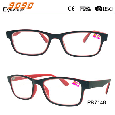 Classic culling reading glasses with PC frame, suitable for men and women