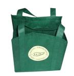 Custom Printed Promotional Carrier Bags Shopping Totes in Green /, Purple /