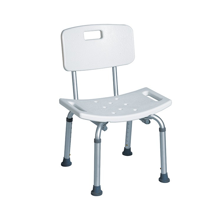 ABS POM PMMA Plastic Shower Seat For Elderly Plastic Shower Bench Seat