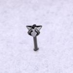 USA Popular Fashion Cubic Zircon Prong Set Labret Piercing Studs