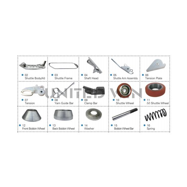 Shuttle Circular Loom Spare Parts CS-6S CS Guide Bracket