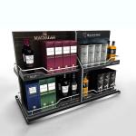 Specialty Store Acrylic Display Stand Beer Bottle Rack Supermarket For Promotion