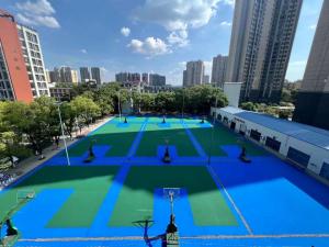 Wholesale SPU Basketball Court Sports Floor Coating Silicon PU 8mm Thick from china suppliers