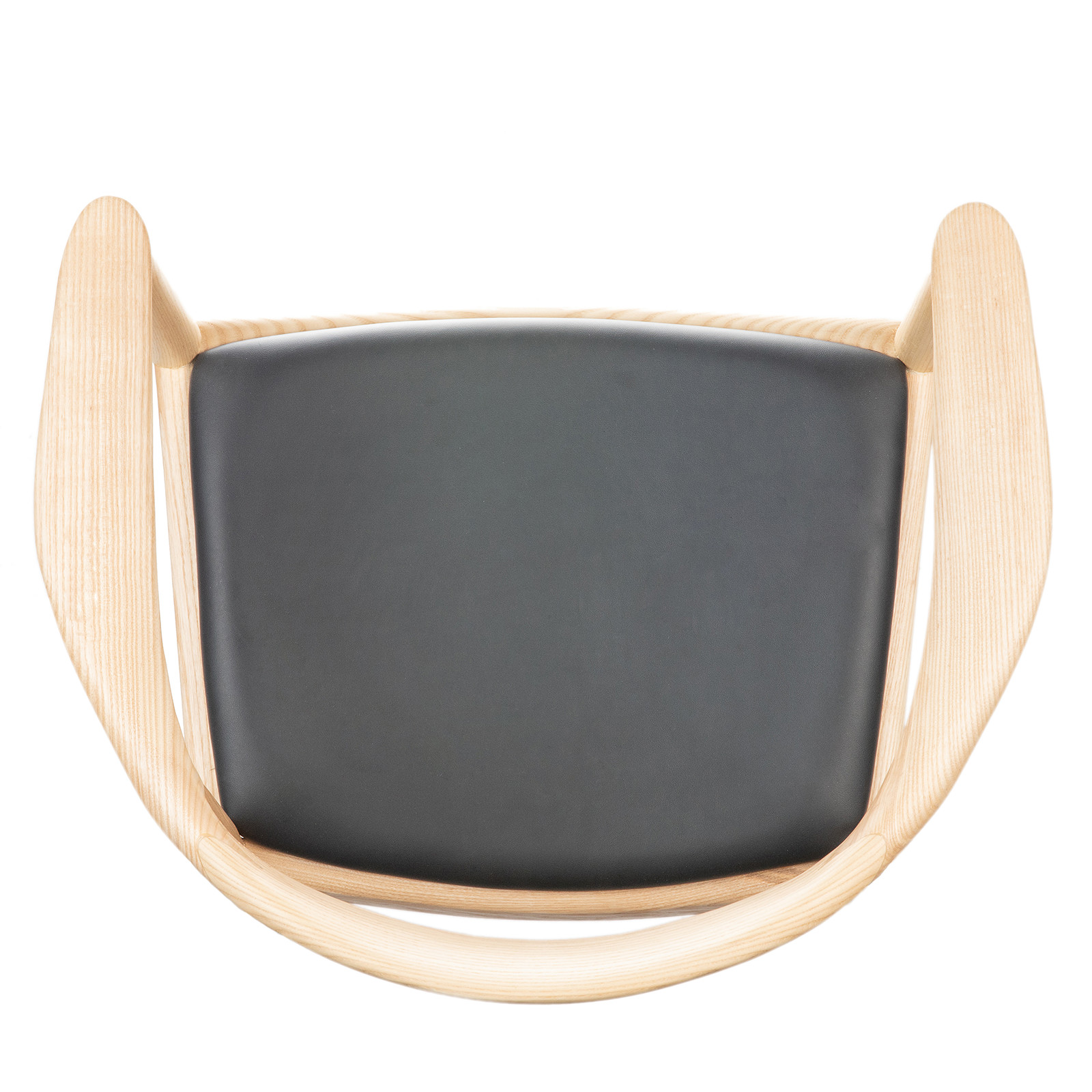 Natural Wood Officeworks Hans Wegner Kennedy Chair Leather Seat