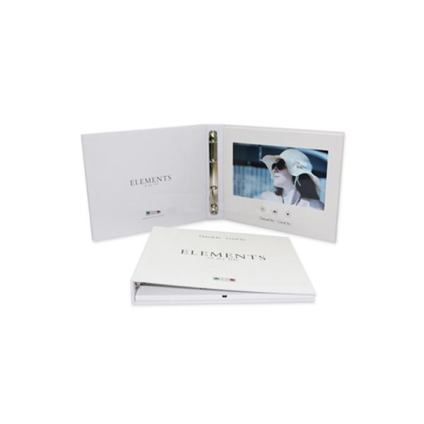 LCD Wedding Invitation Digital Video Brochure Card Magnet Switch / Buttons