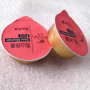 Wholesale Blue Red Precut Heat Seal Foil Lids 22mm To 144mm For Glass Contanier from china suppliers
