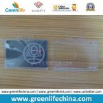 Transparent Clear ABS Security Rigid ID Badge Name Holder