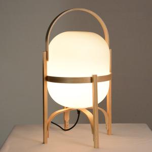 Wholesale Wood Table Lamp Japanese Creative Glass Table Lamps For Living Room japanese desk lamp(WH-MTB-29) from china suppliers