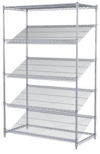 Wholesale Chrome Plated Rack Commercial Metal Retail Display Wire Shelving Unit For Retail Market from china suppliers